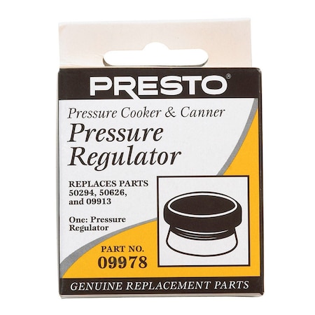 National Presto Presto Stainless Steel Pressure Cooker Regulator 09978